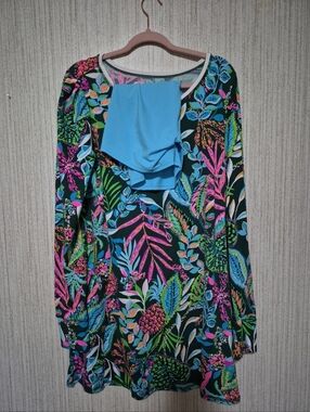 NWT Lilly Pulitzer Large Luxletic Jolena Dress Multi Sunshine Jungle Shorts